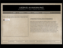 Tablet Screenshot of leonsavakian.com